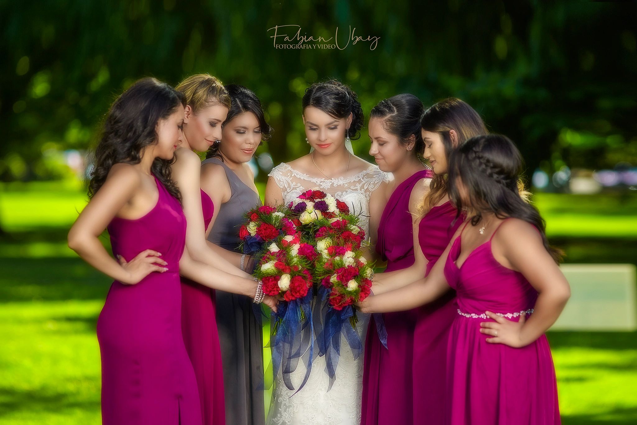 Novia con damas — Fabian Ubay
